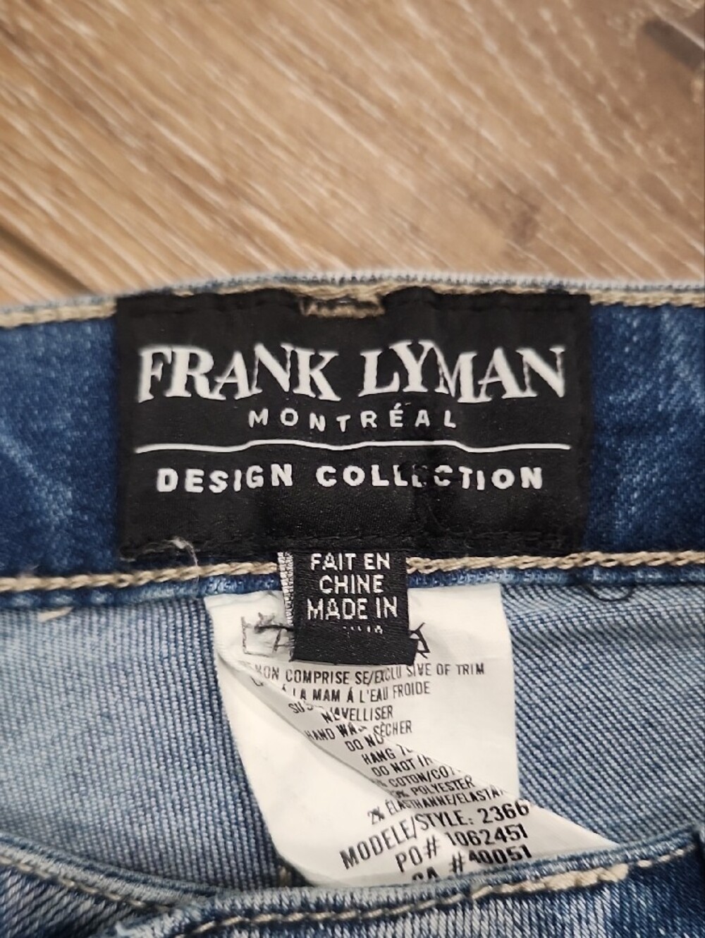 Frank Lyman Design Light Jeweled Sparkle Skinny Jeans Party High Waist Designer - Picture 2 of 9